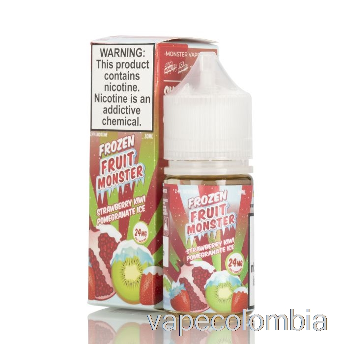 Vape Kit Completo Ice Fresa Kiwi Granada - Sales De Monstruo De Frutas Congeladas - 30ml 24mg